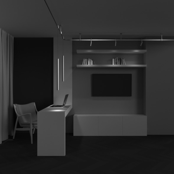 Трековый светильник Technical TR156-1-5W4K-BS