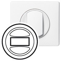 Лицевая панель Legrand Celiane белая глина выключателя сенсорного стекло 068041