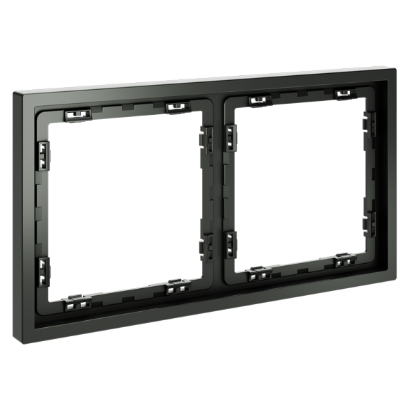 Рамка пластиковая VOLTUM S70 на 2 поста, (титан)