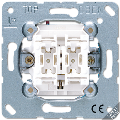 Выключатель Jung жалюзийный кнопочный с блокировкой 539VU