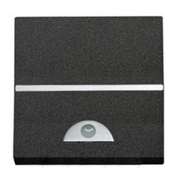 Механизм электронного выключателя ABB Zenit антрацит с таймером 9 сек - 240 сек 1000 Вт двухмодульный 2CLA226200N1801 N2262 AN