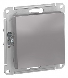 Выключатель Schneider Electric Atlasdesign Алюминий с самовозвратом, сх.1, 10АХ, механизм ATN000315