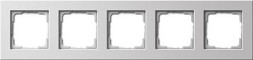 Рамка Gira E22 Белый 5-постовая 0215201