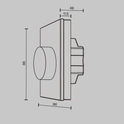 Роторная панель управления Lighting control 731004