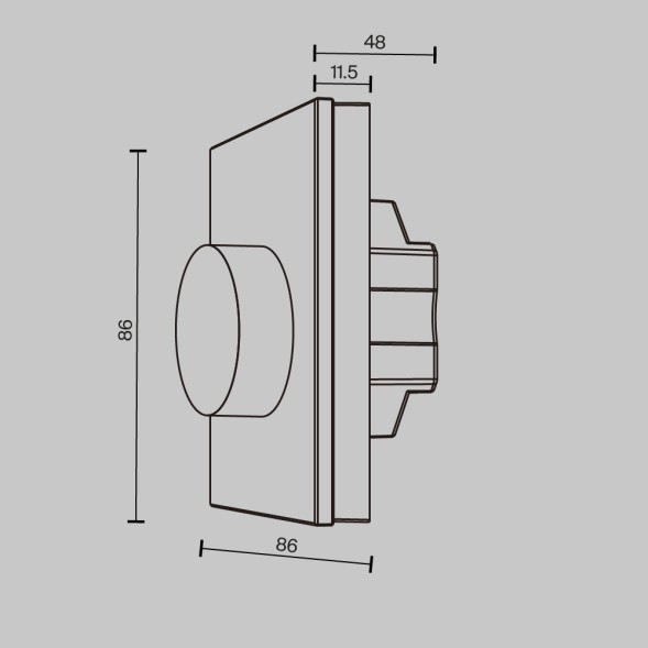 Роторная панель управления Lighting control 731004