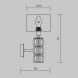 Настенный светильник (бра) Maytoni DIA008WL-01CH