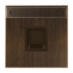 Плата Jung LS серия Антик латунь (фиксация защёлкиванием) с полем для надписи для модульных гнёзд UMA-CAT6A ME1969-1NAWEAT