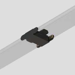 Соединитель прямой для треков Air, серия Base, пластик, чёрный