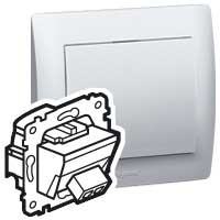 Розетка Legrand Galea Life волоконно-оптическая SC с втычным коннектором 775883