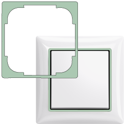 Декоративная накладка ABB Basic 55 Салатовый 2CKA001726A0224 2516-903-507
