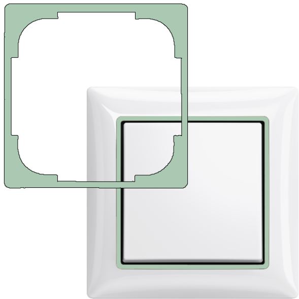 Декоративная накладка ABB Basic 55 Салатовый 2CKA001726A0224 2516-903-507