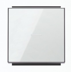 Клавиша ABB Sky Стекло белое для 1-клавишных выключателей/перекл-й/кнопок линзой подсветки 2CLA850130A2101 8501.3 CB