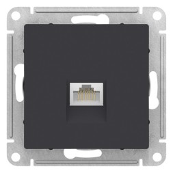 РОЗЕТКА компьютерная RJ45, кат. 5е, механизм, КАРБОН Schneider Electric Art Gallery GAL001083