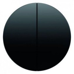 Клавиша Berker R.3 черный глянцевый двойная 16232045