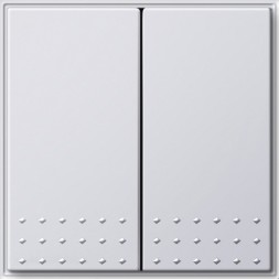 Двухклавишный выключатель Gira TX44 Белый с самовозвратом 10А/250В в сборе 012566