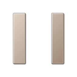 комплект накладок 1гр Jung ECO Profi шампань A501TSACH