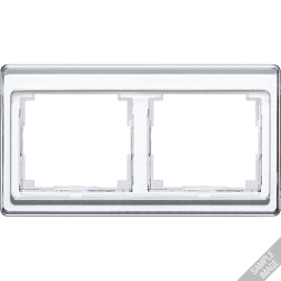 Рамка Jung SL 500 Серебро 4 поста SL5840SI