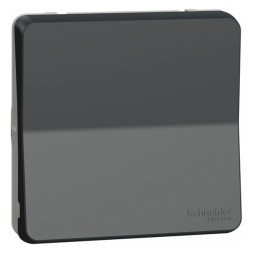 Кнопочный выключатель Schneider Electric IP55 накладной монтаж Mureva Styl Антрацит MUR35027