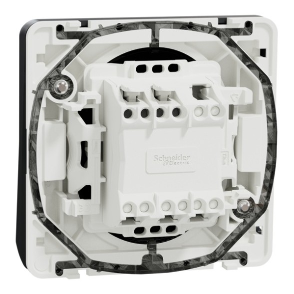 Кнопочный выключатель Schneider Electric IP55 накладной монтаж Mureva Styl Антрацит MUR35027