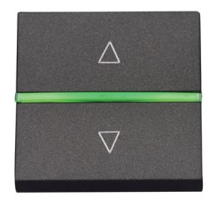 Механизм электронного выключателя жалюзи ABB Zenit серебристый 700 ВА двухмодульный 2CLA226120N1301 N2261.2 PL