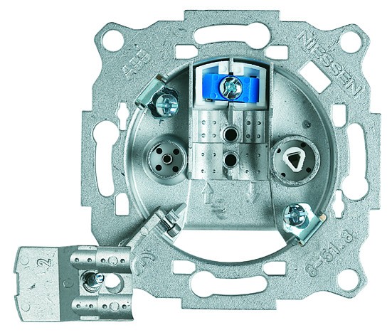 Розетка TV-R ABB проходная 2CLA815070A1001 8150.7