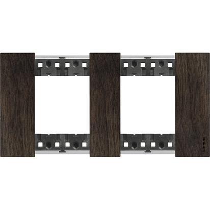 Рамка Bticino Living Now NOCE 2+2-модульная KA4802M2LG