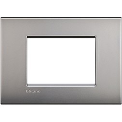 Рамка Bticino LivingLight Air Никель матовый 3 модуля LNC4803NK