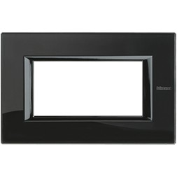 Рамка Bticino Axolute Квадрат Nighter 4 модуля HA4804VNB