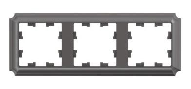 ATN100603 3-постовая РАМКА, цвет МОККО, AtlasDesign Antique Schneider Electric