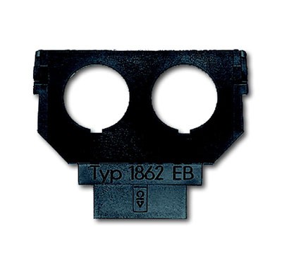 Суппорт (цоколь) ABB Busch-Jaeger для двух диодных разъёмов 2CKA001764A0133 1862 EB