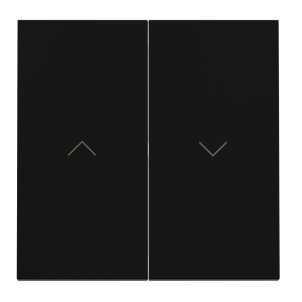 Клавиши для выключателя жалюзи, S70 (черный матовый)