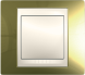 Рамка Schneider Electric Unica Хамелеон Золото 1 пост MGU66.002.504