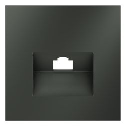 Накладка для розетки компьютерной RJ45 кат.6, S70 (титан)