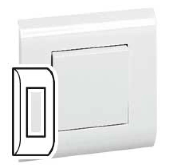 Рамка Legrand Mosaic Белый горизонтальная 6 модулей 205x80 075014