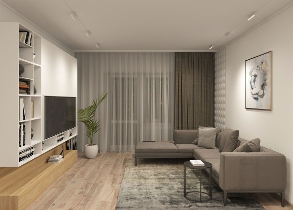 DK8006-WH Акцентный светильник SMART LENS 9W DIM 3000K-6000K белый