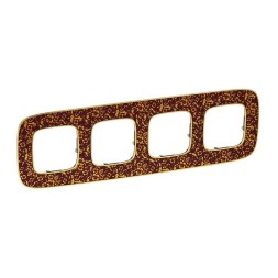 Рамка Legrand Valena Allure Барокко Пурпур 4 поста 754444