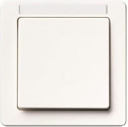 Рамка Berker Q.1 Полярная белизна с эффектом бархата, 1 пост с полем для надписей 10116019