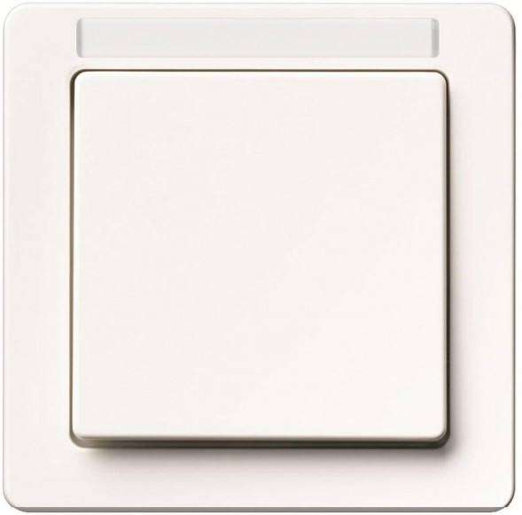 Рамка Berker Q.1 Полярная белизна с эффектом бархата, 1 пост с полем для надписей 10116019