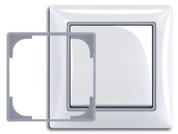 Декоративная накладка ABB Basic 55 Серебро металлик 2CKA001726A0223 2516-902-507