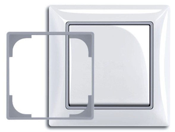 Декоративная накладка ABB Basic 55 Серебро металлик 2CKA001726A0223 2516-902-507