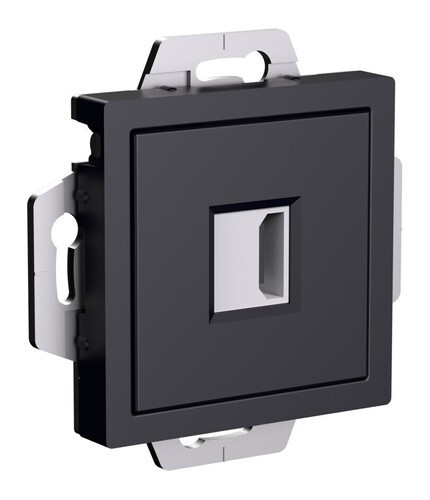 ATN001080 Розетка HDMI Systeme Electric ATLASDESIGN, скрытый монтаж, карбон Schneider Electric