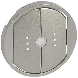 Лицевая панель Legrand Celiane титан светорегулятора приемника-передатчика IOBL 068375