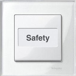 Клавиша Merten M-серия полярный белый с полем для надписи MTN432319