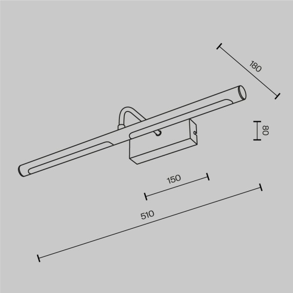Подсветка Maytoni MIR266WL-L12BS3K