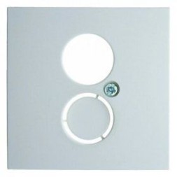 Центральная панель Berker R.1 полярная белизна, матовый для розетки к громкоговорителю 11961909