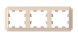 ATN101203 3-постовая РАМКА ПЕСОЧНЫЙ, AtlasDesign Antique Schneider Electric