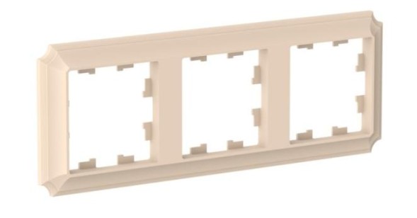 ATN101203 3-постовая РАМКА ПЕСОЧНЫЙ, AtlasDesign Antique Schneider Electric