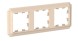 ATN101203 3-постовая РАМКА ПЕСОЧНЫЙ, AtlasDesign Antique Schneider Electric