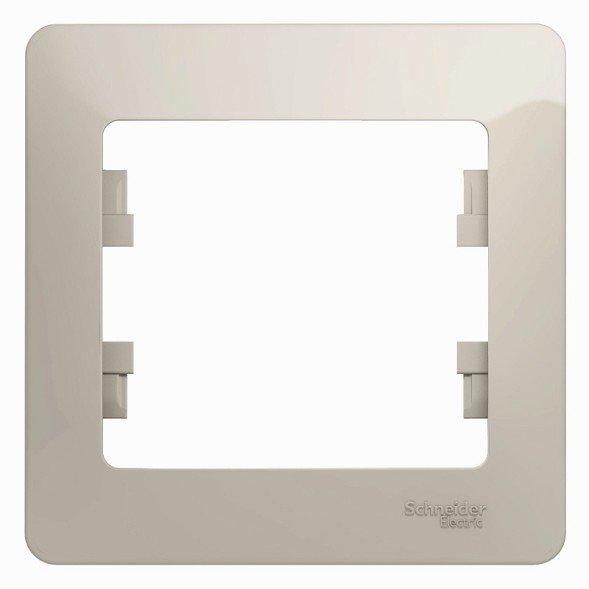 Рамка Schneider Electric Glossa Молочный 1 пост GSL000901