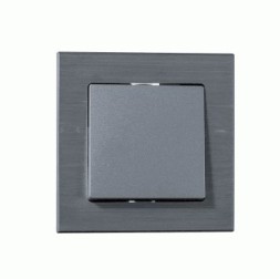 Рамка Schneider Electric Atlasdesign одинарная Nature серебро металл ATN312101